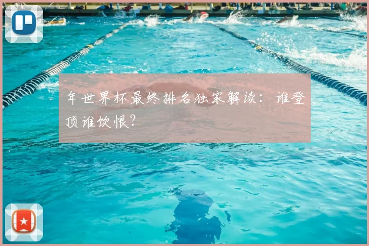 年世界杯最终排名独家解读：谁登顶谁饮恨？