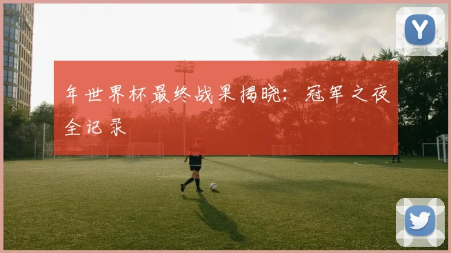 年世界杯最终战果揭晓：冠军之夜全记录